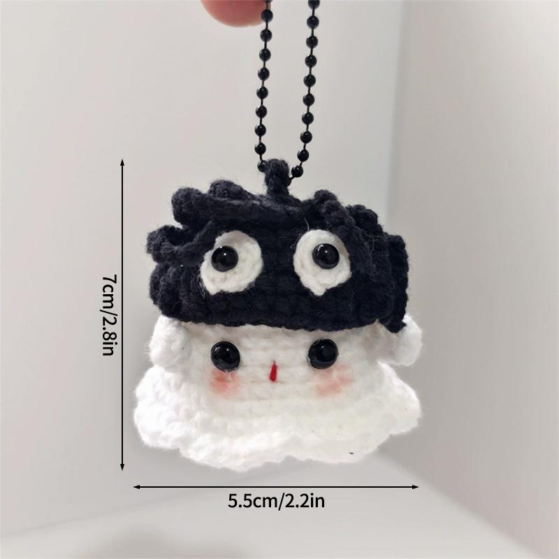 Crochet Positive Energy Dolls Cute Mini Pocket Hug Knitted Potatoes Handwoven Figurine Crafts Kawaii Crochet Animals Xmas Gifts