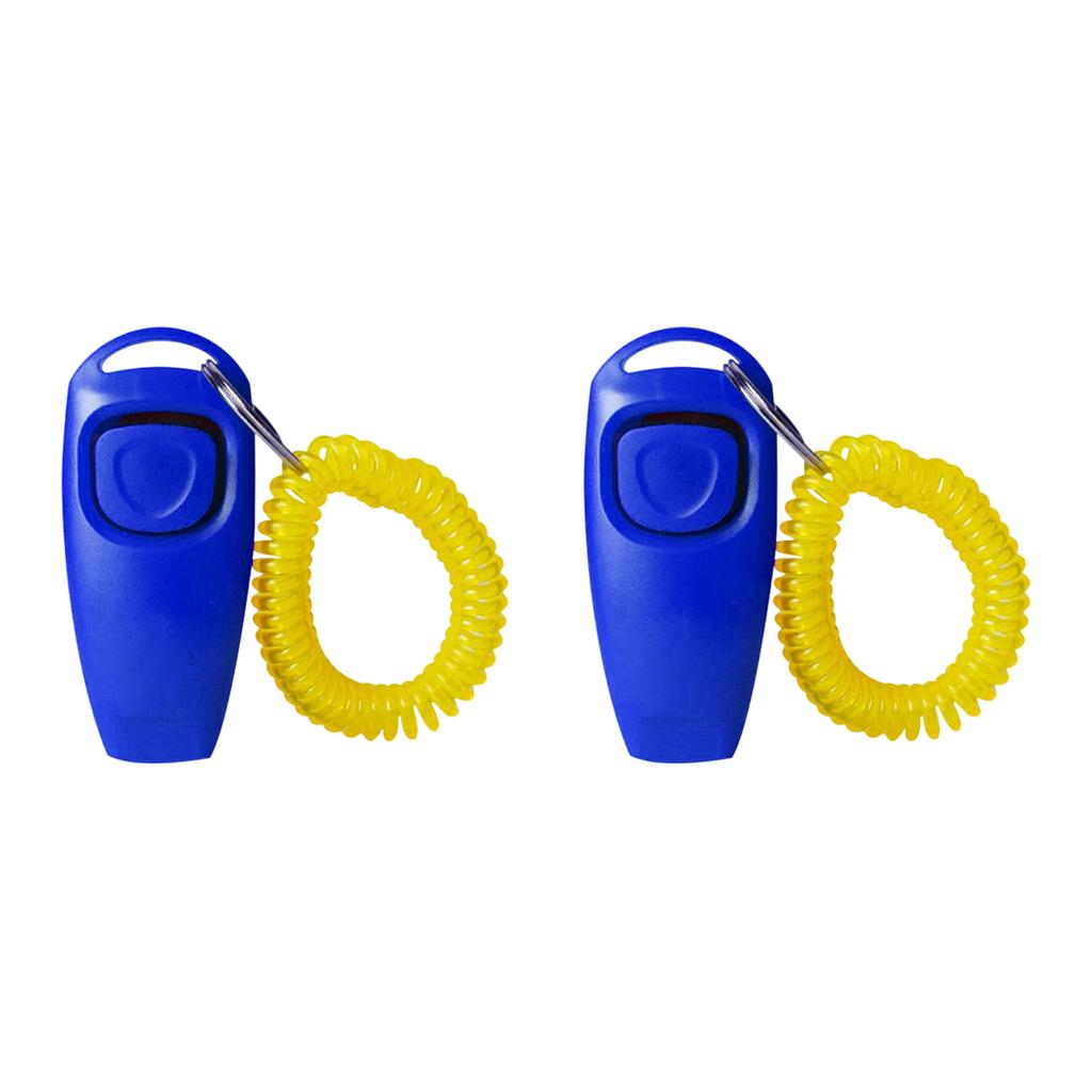 2 Stück Ergonomische Hundeklicker Pfeife Trainingsset Kunststoff Outdoor Gehtraining Gerät Für Rassen Kommandos Und Verhalten