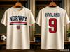 Erling Haaland Koszulka Piłkarska Norwegia Koszulka Piłkarska Norwegia 2026 Lato Unisex Unisex Bawełniany T-shirt Oversize Street Wear Y2K
