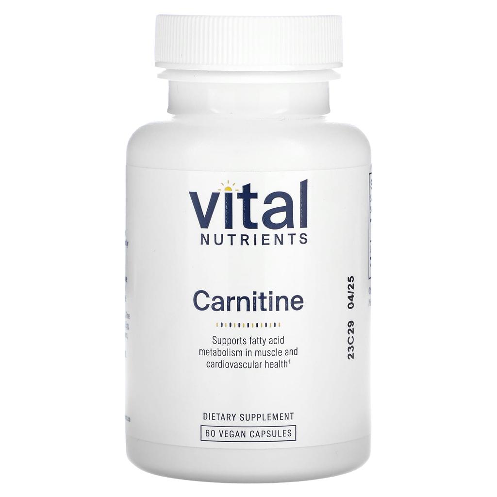 Carnitine, Veggie Capsules 60 (500Mg Per Capsule)