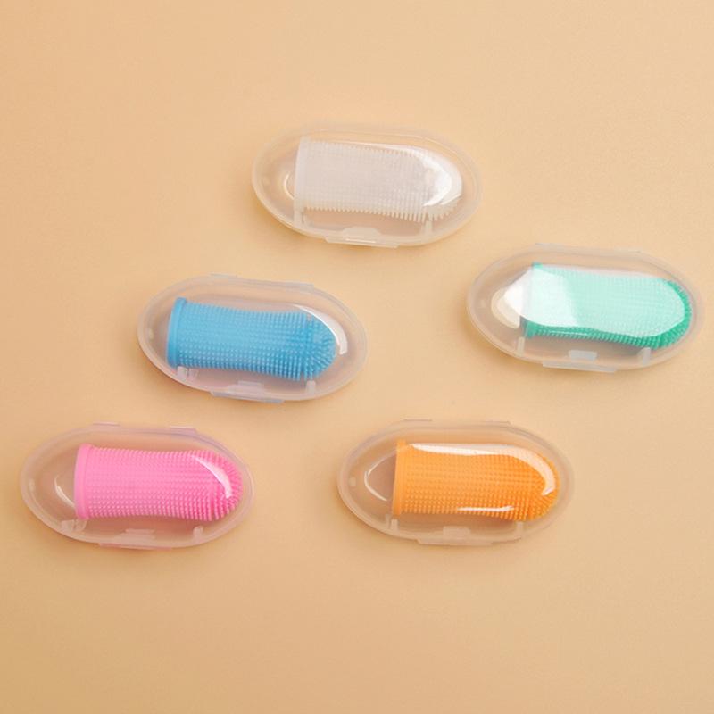 Silicone Pet 360° Finger Toothbrush for Dogs and Cats