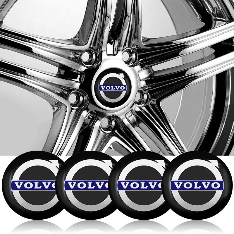 4 vnt. 56 mm/60 mm/65 mm Automobilio ratų centrinės stebulės dangtelio lipdukai Priedai Volvo R design xc60 v60 s60 v40 v50 s40 s80 c30 xc40 xc70