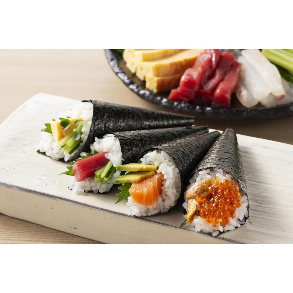 Kaneiwa Gokusen Premium Roasted Seaweed Nori Sheets from Ariake Sea Early Harvest 10 Sheets for Sushi and Onigiri