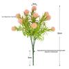 Dandelion Pine Ball Artificial Green Plant Bouquet for Home and Garden Décor