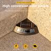 4pcs Solar Step Lights Outdoor Garden Courtyard Decor Warm/ White LED Pathway Lighting Sun Lamp for Walkways Staircases Garden