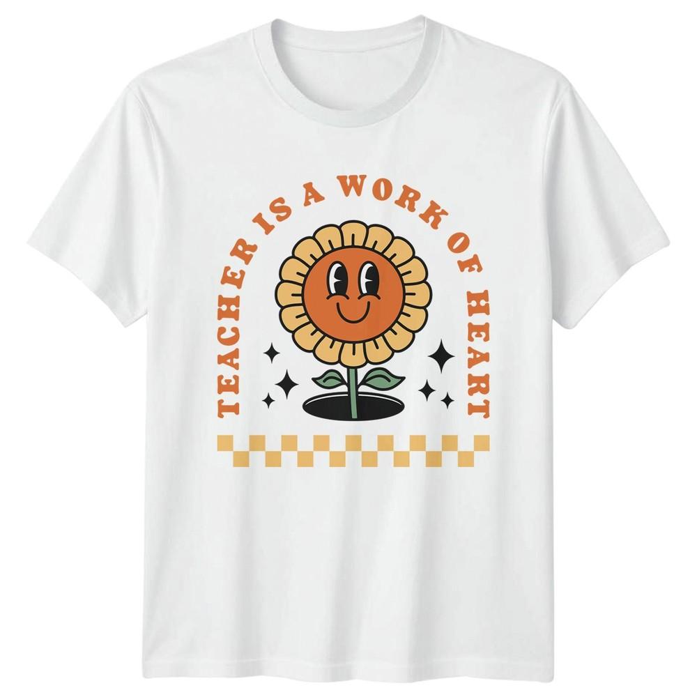 Teacher Is A Work Of Unisexs TShirt EleUnisextary School Teacher Appreciation S