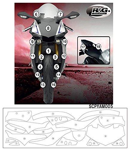 

R&G Вторая кожа (Высококачественная полиуретановая защитная пленка) для YZF-R1/M (2015-) RG-SCPYAM005