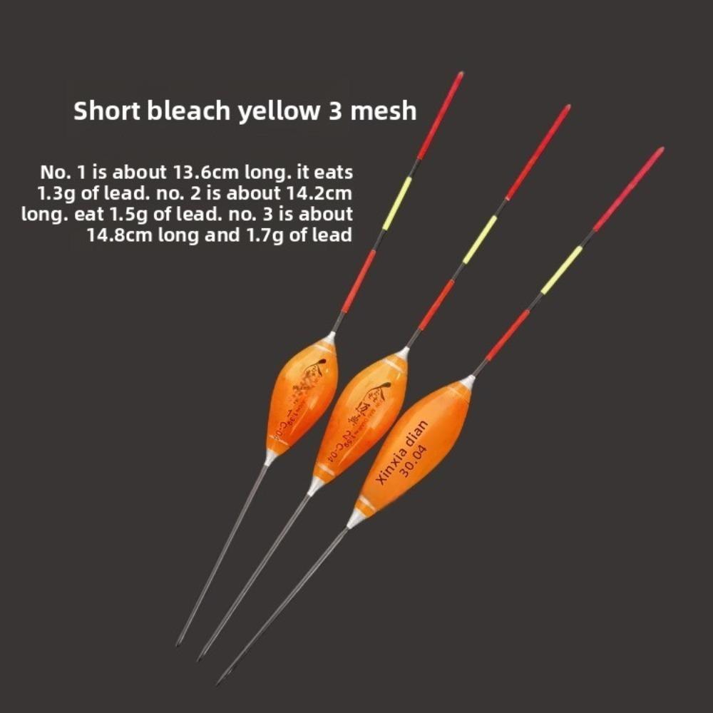 3pcs Slip Drift Tube Floats Bobbers Eye-catching Triangle Tail Fishing Floats  Fishing