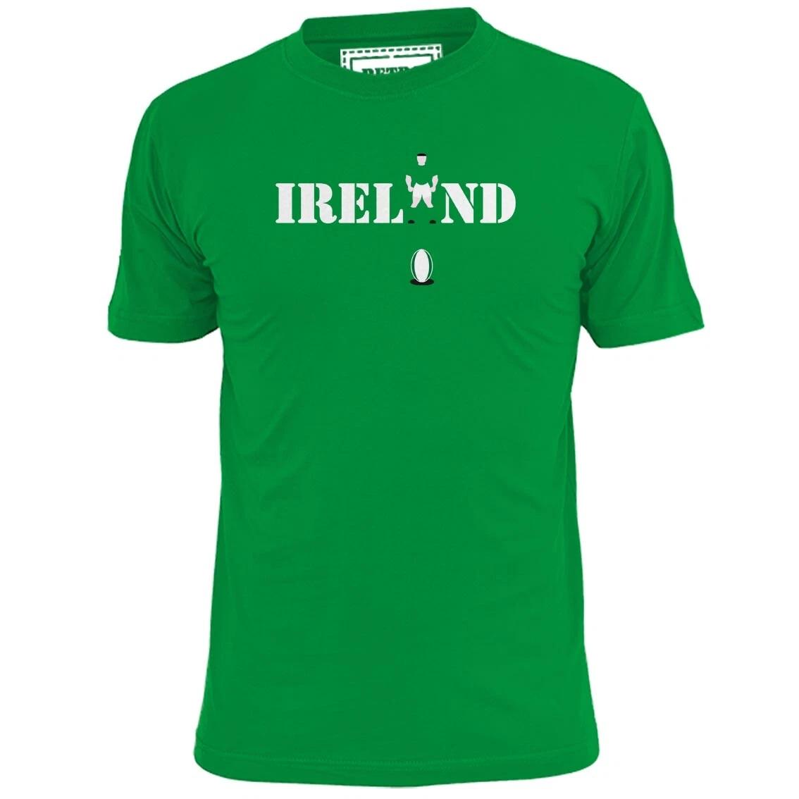 Mens Ireland Kicker Rugby T shirt Rugger Union League Six Nations XL