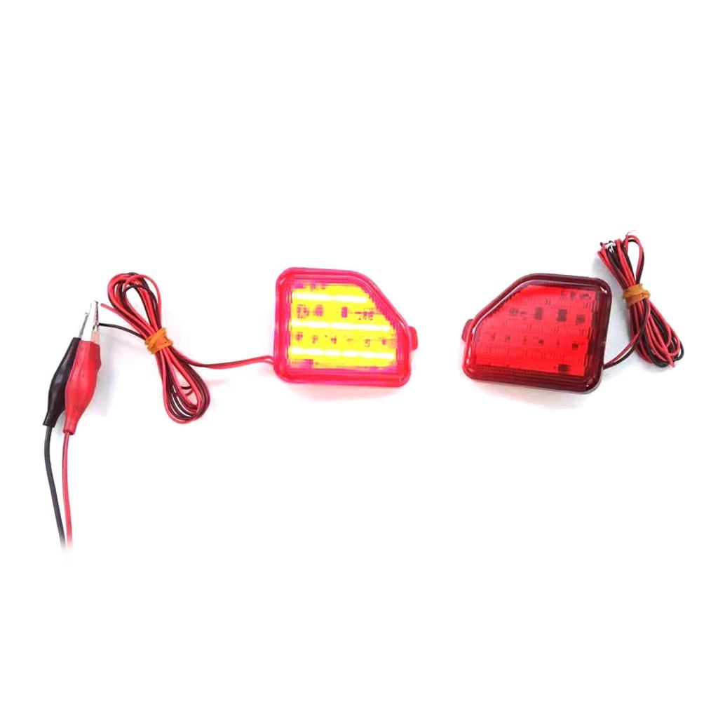 2 Pcs Car Tail Light Wrangler JL 2018-2021 Car Rear Bumper LED Rear Fog