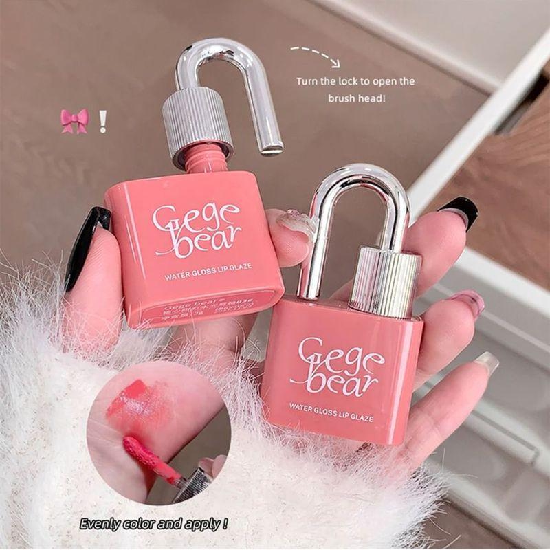 Gege Bear - Lock Heart Süßer Wasser Lipgloss - 1-3