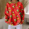 Women's Casual Shirts Long Sleeve Tops Button Up V Neck Loose Knit Fall Favorites For Women