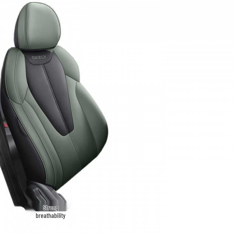 2026 Geely Boyue Perforated Leather Seat Covers - Four Seasons Full Coverage Cushions Geely Boyue 2023-2026, 5-seater
