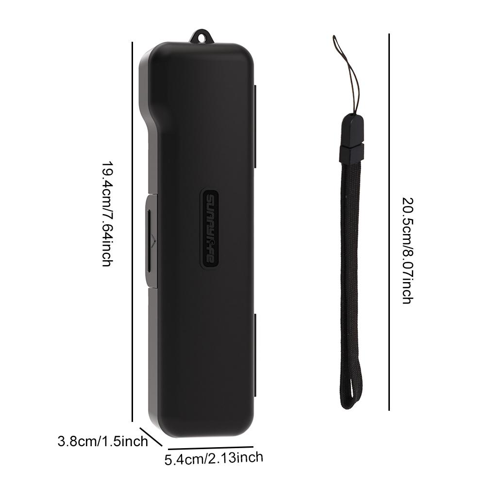 Flip-Open Protective Case with Lanyard PC Hard Protective Cover Anti-Scratch Shockproof Case Protector for DJI OSMO Pocket 3