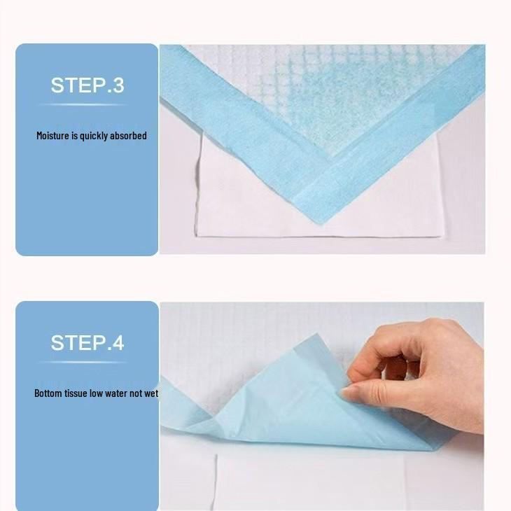 Thick Disposable Pet Pee Pads for Dogs & Cats - Highly Absorbent