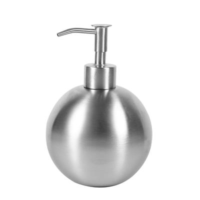 1 pezzo Acciaio Inossidabile 304 Forma a Sfera Bagno Shampoo Doccia Liquido Pompa Dispenser Bottiglia 500ml