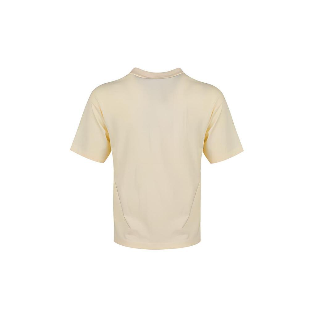 Nike Sportswear Classic Logo Short Sleeve T-Shirt Women Tops Pale-Yellow AH4008-115