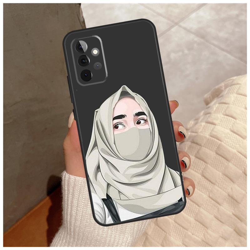 Islamic Hijab Girl Queen For Samsung Galaxy A13 A33 A53 A34 A54 A14 A15 A16 A26 A36 A56 A12 A32 A52 A06 A35 A55 Case