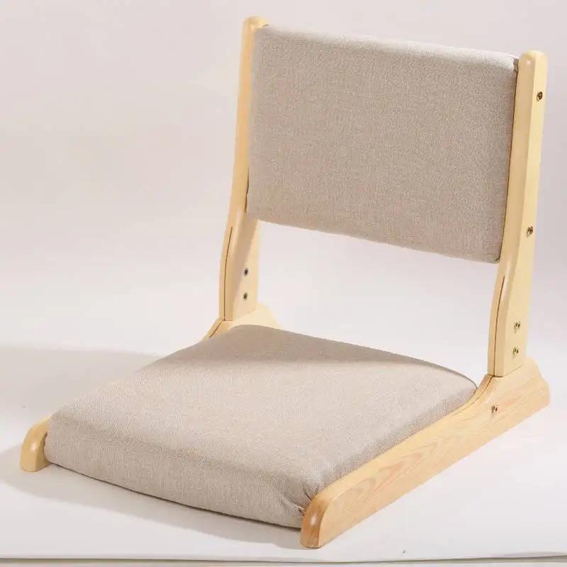 

Кресло Ленивый Диван Татами Сиденье Японские Складные Стулья Искусственная Кожа С Деревянным Гостиным Общежитием Кресло Откидывающаяся Мебель Для Дома