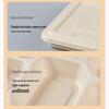 Sujie Degradable 4-Compartment Pulp Lunch Boxes with Lids