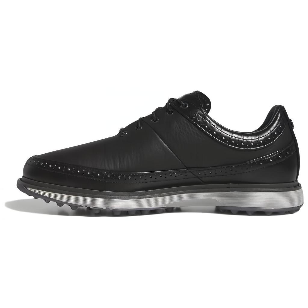 New Adidas MC80 Spikeless Golf Core Black Dark Silver Metallic Grey Two ID0226