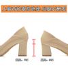 Nude High Heels Women's New Spring Pointed Head Light Mouth Wedding Shoes Thick Heel Bridesmaid Shoes Single Shoes Women