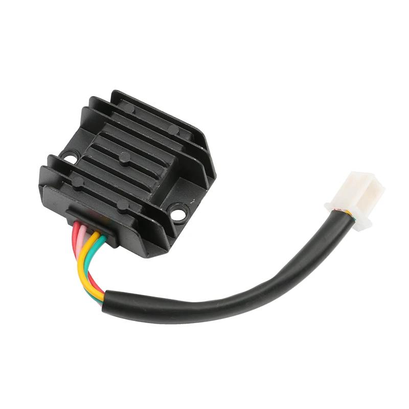 Rectifier 4 Wires Voltage Regulator Replacement for Boat Motor ATV GY6 50 150cc Scooter Moped JCL NST TAOTAO  Dirt Bike Go Kart