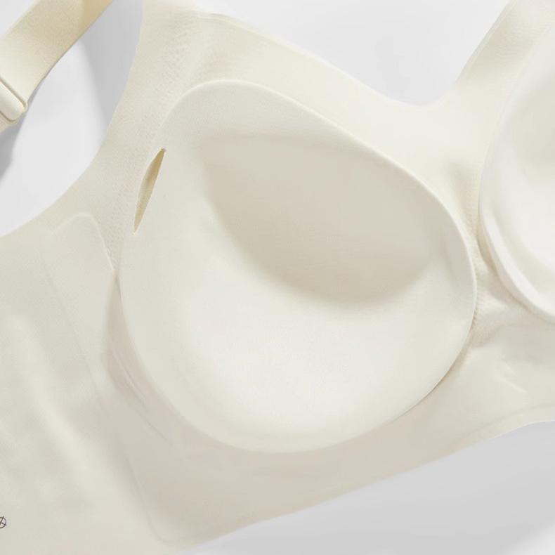Justerbar BH Dam-BH Fullkupa Lätt och Sömlös BH Samlad Stor Storlek Anti-häng-BH