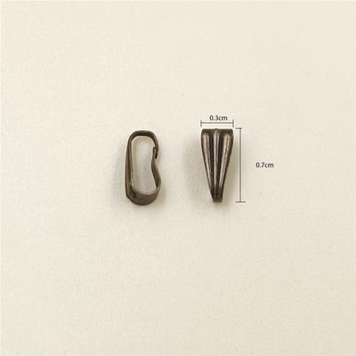 Necklace Pendant 7mm 100pcs Clip Clasp Buckle Pinch Bails DIY Accessories Jewelry Findings Connectors