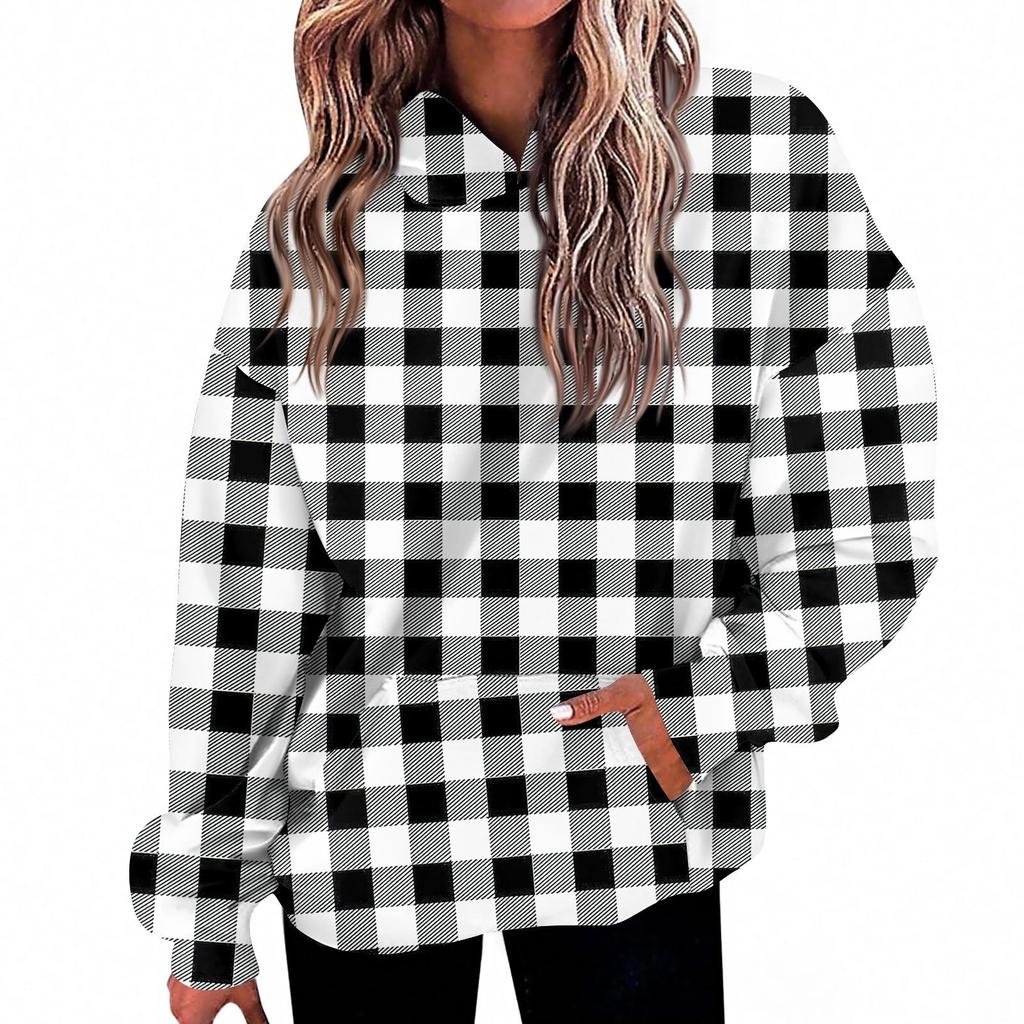 Women's Fashion Daily  Casual V-Neck Long Sleeve Printed Top