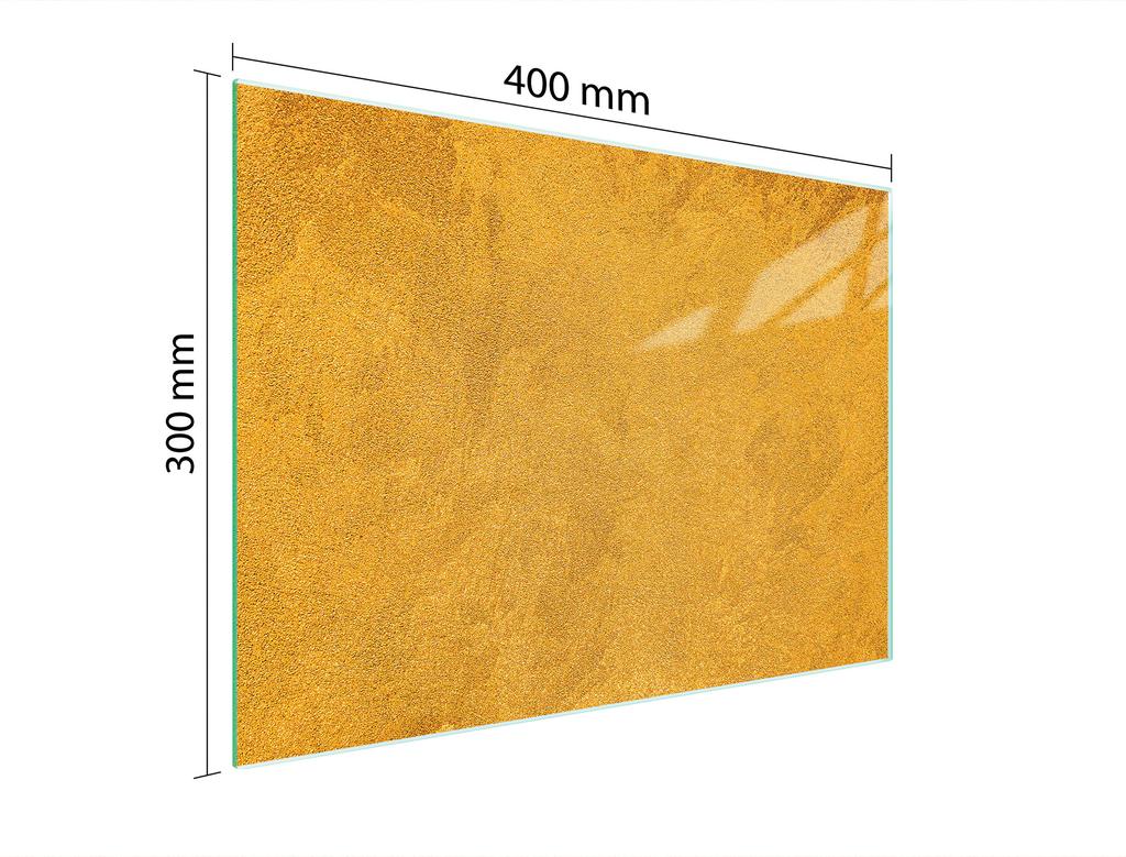 GLASSCHNEIDEBRETT 40x30 GOLD