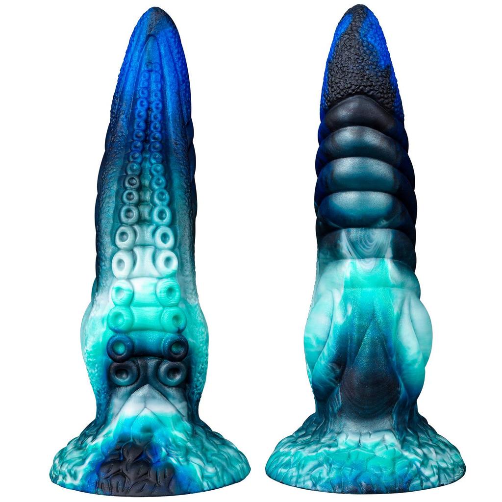 Alien Octopus Tentacle Anal Plug - Soft Silicone Flesh Expander for Men & Women