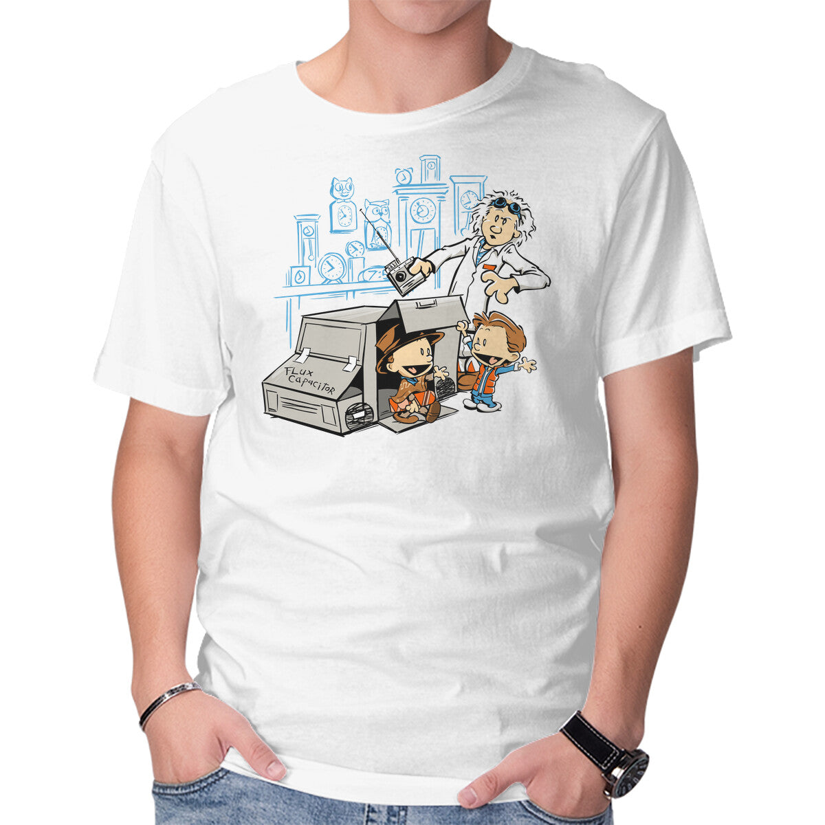 Unisex Crew Neck T-Shirt Scientific Paradox Goes Boink Graphic Short Sleeve Casual Tee L