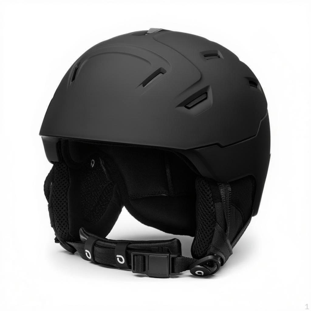 Ski Helmet, Breathable Warm Protective, Abs for Women L White