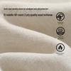 TonLion Men's Winter Half-High Collar Fleece-Lined Sweater