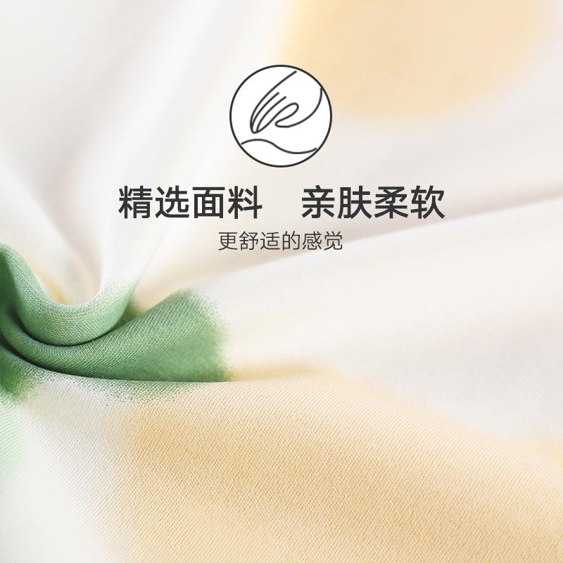 Pajamas Ladies Summer Cotton Short Sleeve Thin Spring and Autumn Cropped Pants Homewear Suit New Summer