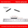 Micro Precision Extension Tension Spring Set with Hooks, 0.4mm Wire Diameter, 3-5mm Outer Diameter