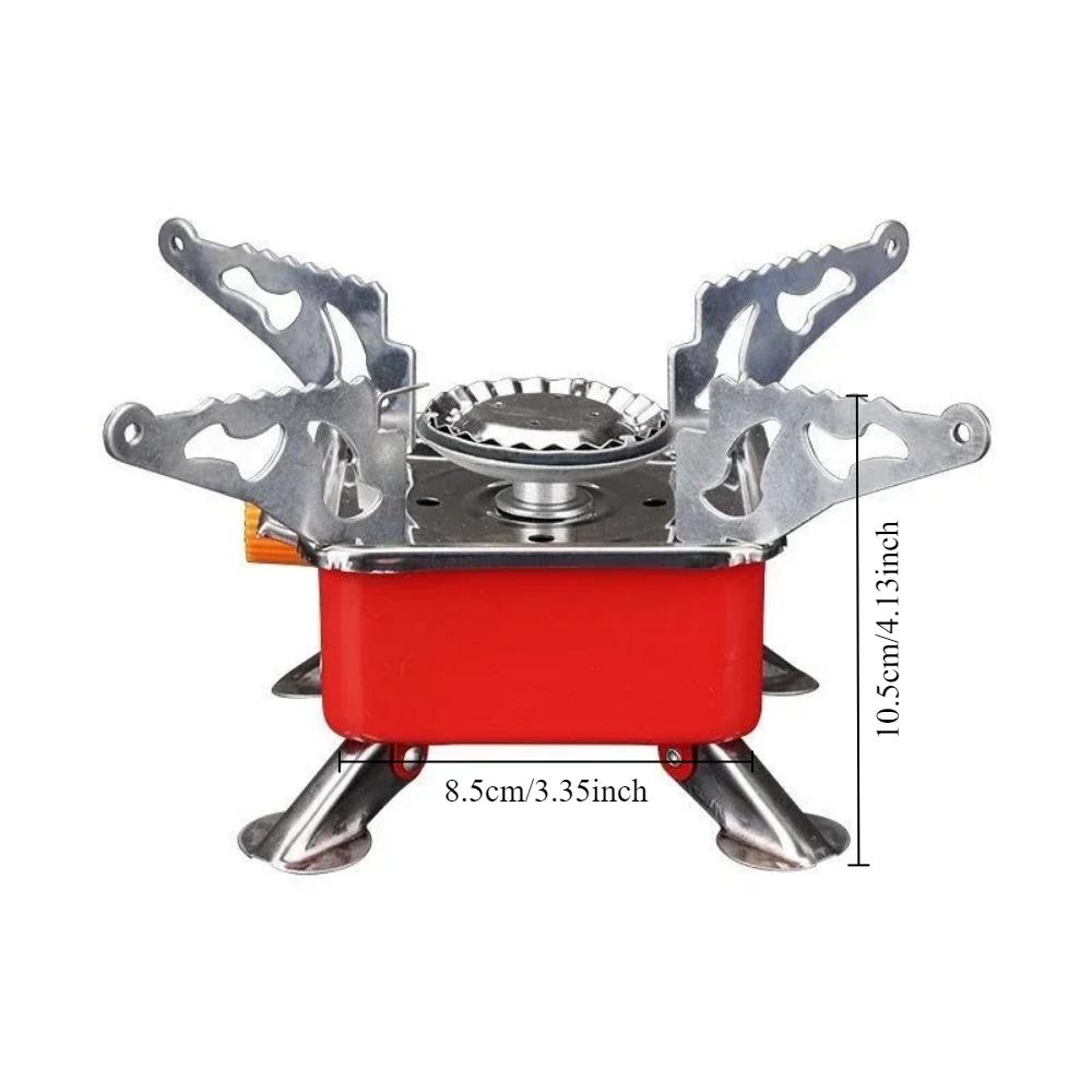 1 Camping Stove with Piezo Ignition, Collapsible, Pocket Rocket Backpacking Stove, Kitchen Tools