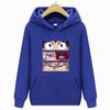 Langermet for menn og kvinner Uformell mote gensere Japansk tegneserie løs hettegenser Komfortabel kreativitet Streetwear