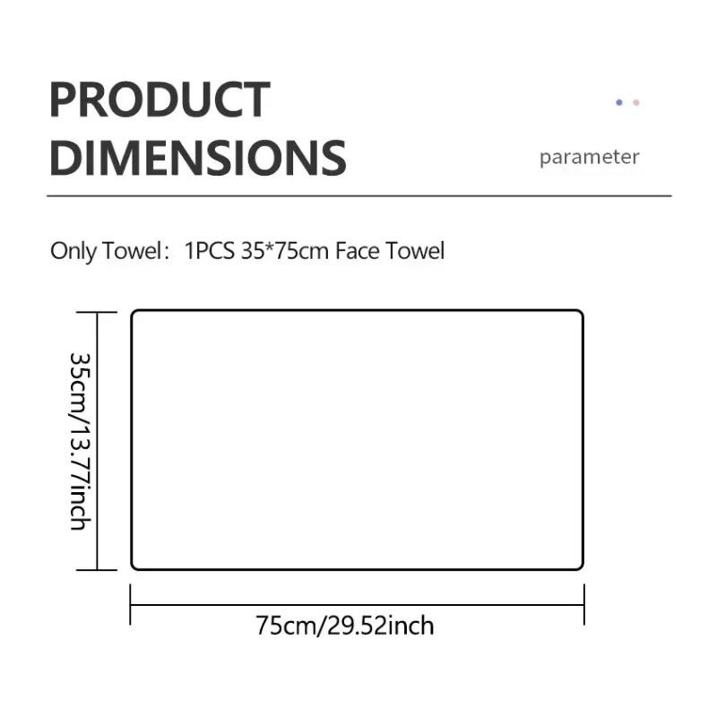 Solid Color Coral Fleece Thickened Towel Set - Soft Absorbent Bath Towels For Home Gym Face Washing - Soft Towels Set