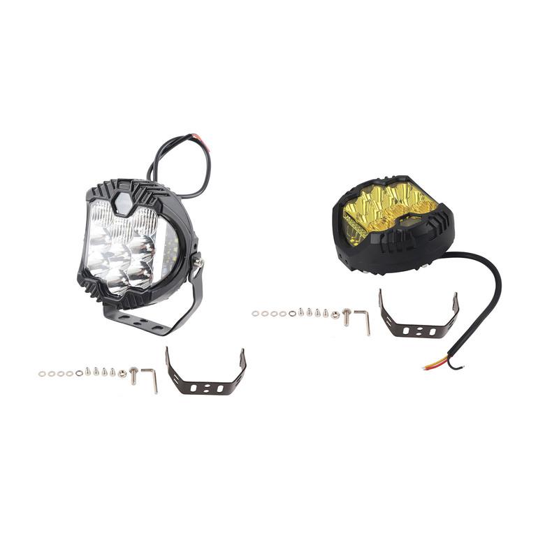 5in LED Offroad Light IP67 Waterproof 90W 5000LM Universal Spotlight for SUV ATV UTV Boat Car LED Fog Light Car LED Work Light