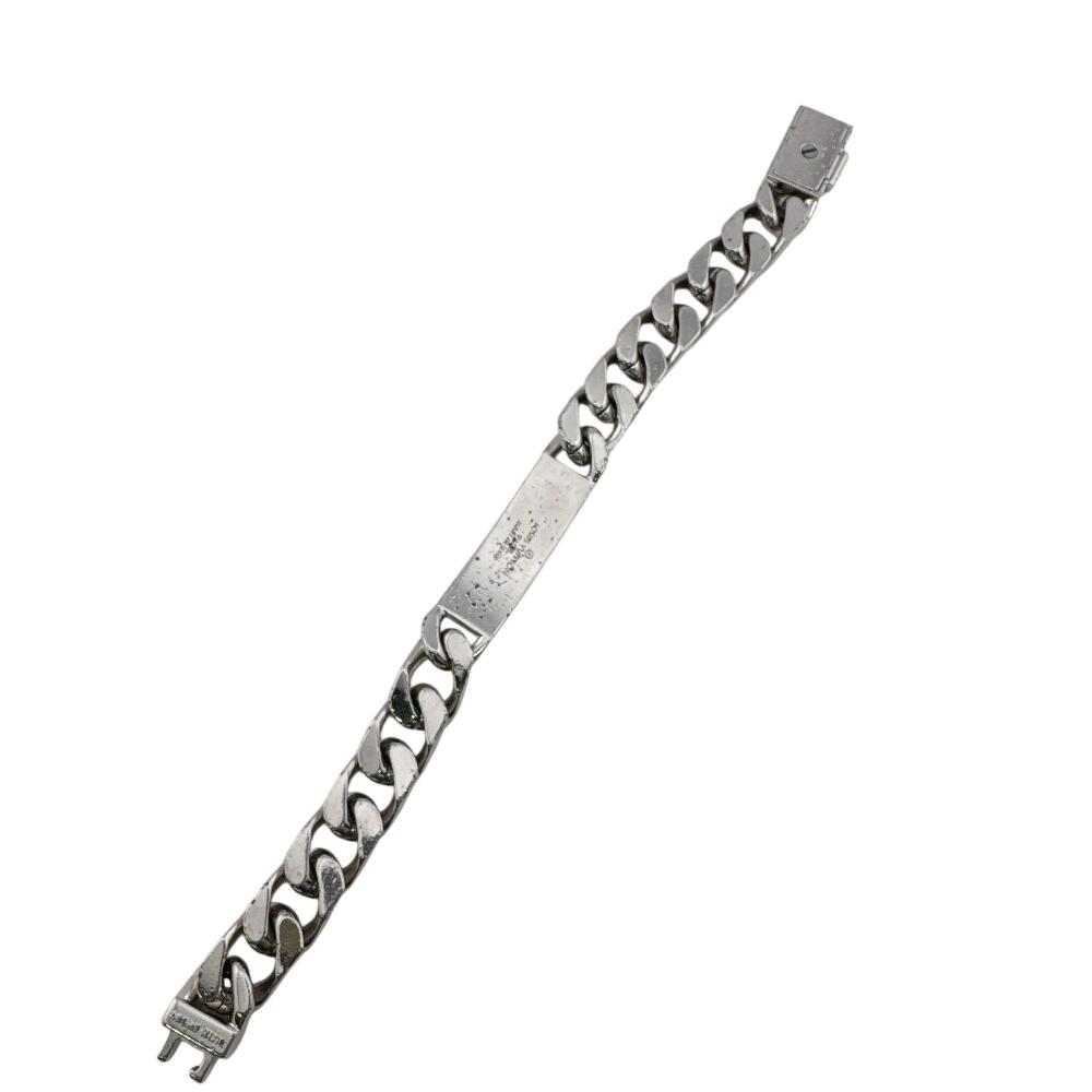 LOUIS VUITTON M00269 Chain bracelet Monogram Silver bracelet Silver Silver Used