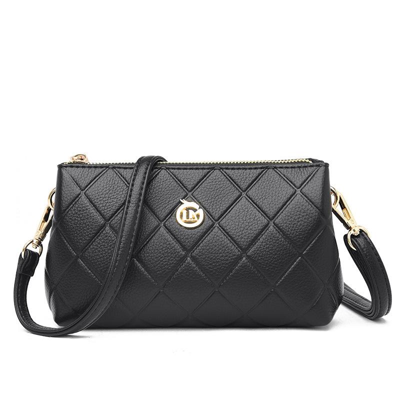 Women's bag 2025 new Xiaoxiangfeng diamond mini wrist change bag, mobile phone bag, simple middle-aged women's messenger bag