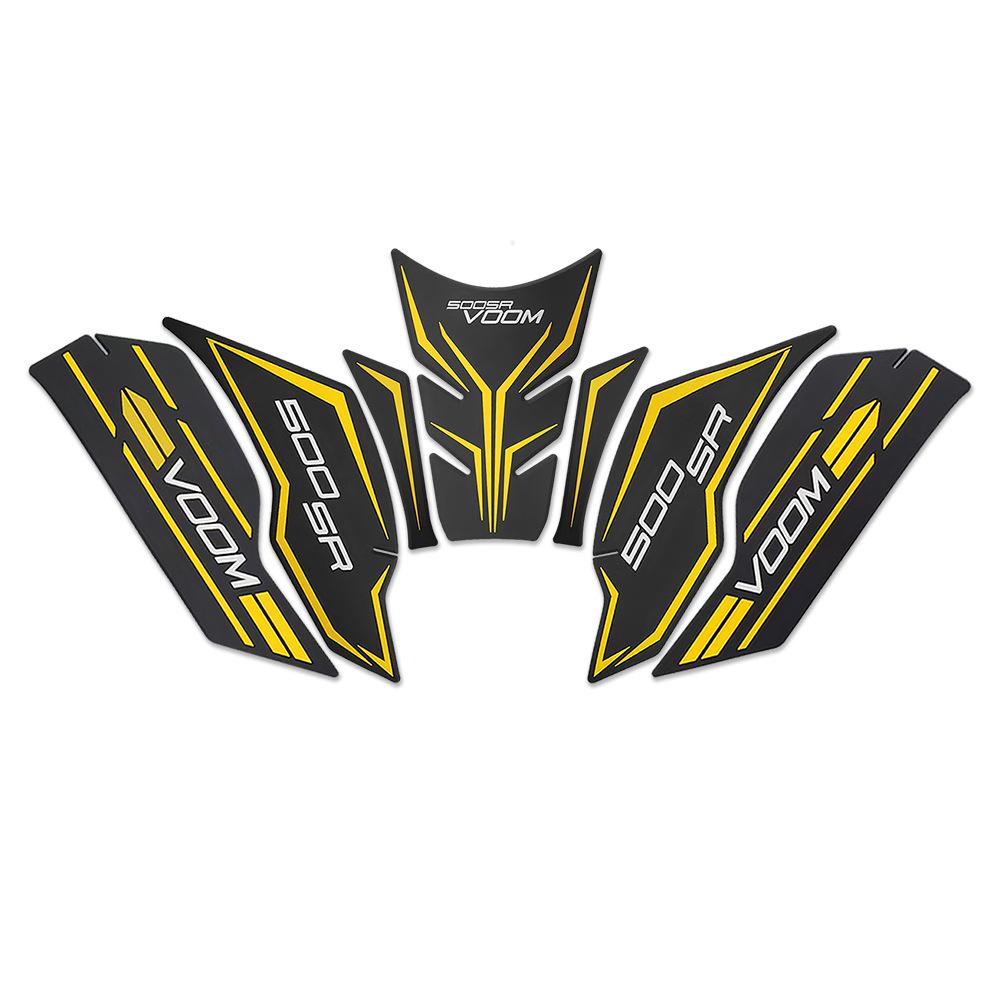 2024 CFMOTO 500SR Anti-slip & Wear-resistant Fuel Tank Body Protection Fishbone Sticker