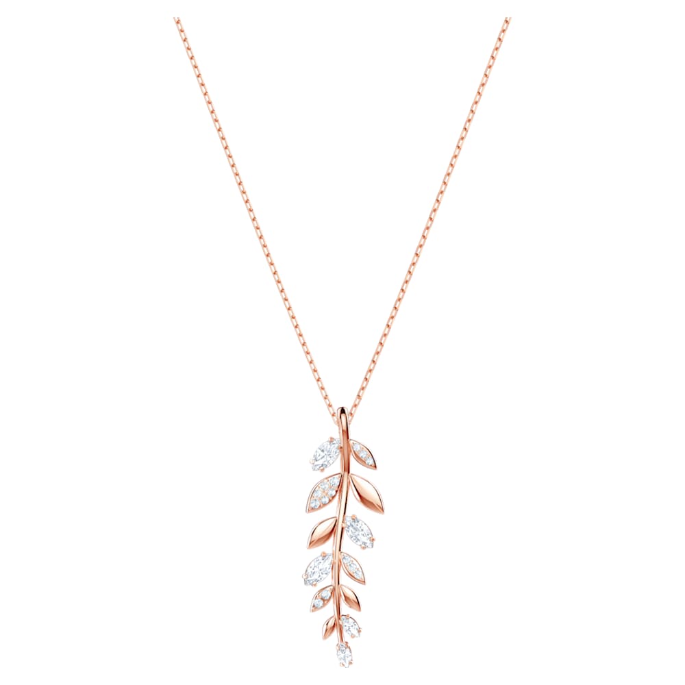 Swarovski Mayfly Pendant White Rose gold