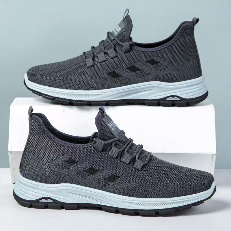 Men's shoes spring new sports shoes single shoes lace-up running shoes casual shoes
