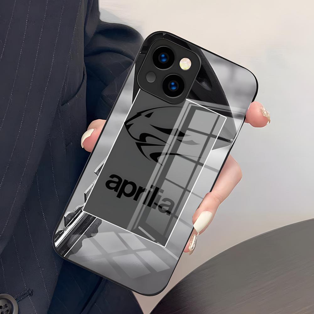 Cool A-ApriliaS Racing Phone Case For IPhone 17 Pro Max 15 Pro 16 14 Plus 12 13 Mini 11 Pro Shockproof Glass Cover