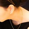 BE/GINS [925 Silver]La Ligne Two Tone clip chain Necklace