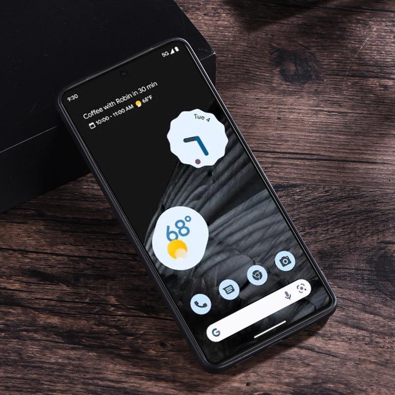 Solid Color Leather Magnetic Case for Google Pixel 9 Pro/6/7/8 - Full Coverage Protective Cover