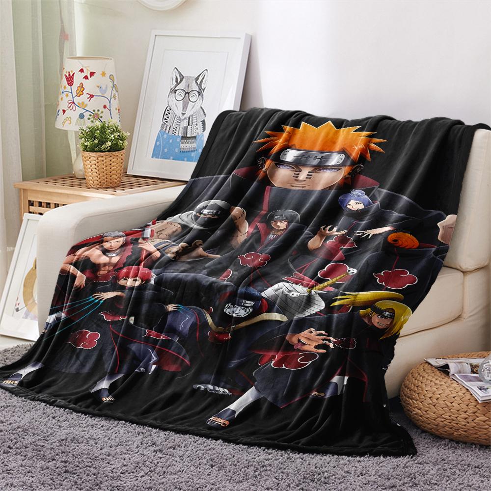 1Pc Cartoon Print Flannel Blanket, High Quality Comfortable for All Seasons, Home Decor, Warmth and Comfort, Perfect for Christmas Birthday Gift